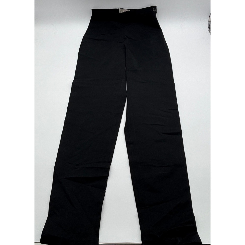 VERTIGO PARIS Women's Made in France Black High Waist Trousers Pants FR 38 US 6 - Picture 3 of 7